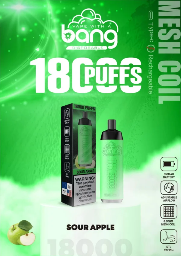 Bang Crown Bar 18000 Puffs 0% 2% 3% 5% Penna per vaporizzatori usa e getta ricaricabile a basso contenuto di nicotina all'ingrosso Acquista all'ingrosso - HelpVape - 4