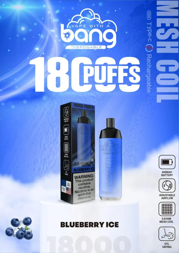 Bang Crown Bar 18000 Puffs 0% 2% 3% 5% Penna per vaporizzatori usa e getta ricaricabile a basso contenuto di nicotina all'ingrosso Acquista all'ingrosso - HelpVape - 3