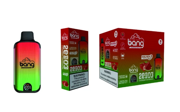 Bang Vape 20000 Puffs Dual Mesh 0% 2% 3% 5% Low Nicotine LED display Rechargeable Bulk Buy Disposable Vape Pen Wholesale - HelpVape - 4