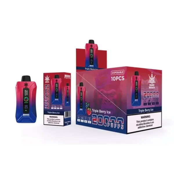 Bang Beach 20000 Puffs 0% 2% 3% 5% Перезаряжаемые одноразовые ручки для электронных сигарет с низким содержанием никотина Купить оптом - HelpVape - 4