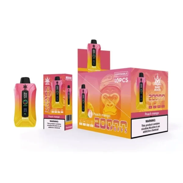 Bang Beach 20000 Puffs 0% 2% 3% 5% Перезаряжаемые одноразовые ручки для электронных сигарет с низким содержанием никотина. Купить оптом - HelpVape - 9