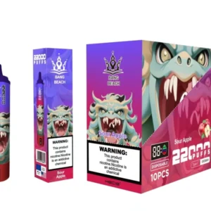 Bang Beach 22000 Puffs 0% 2% 3% 5% Alacsony nikotintartalmú újratölthető tömeges vásárlás Eldobható Vape Pen nagykereskedés - HelpVape - 14