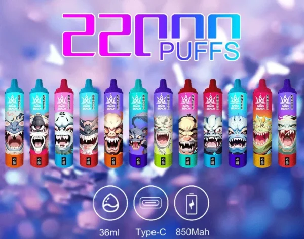 Bang Beach 22000 Puffs 0% 2% 3% 5% Alacsony nikotintartalmú újratölthető tömeges vásárlás Eldobható Vape Pen nagykereskedés - HelpVape - 1