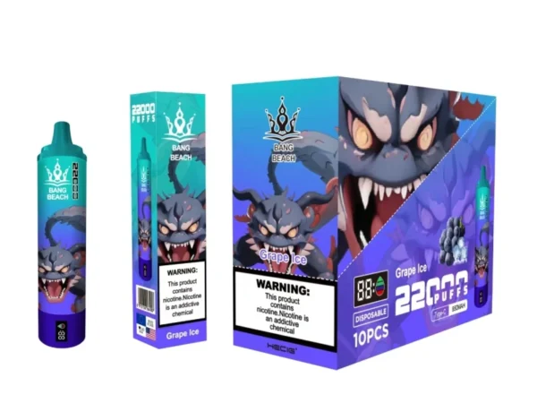 Bang Beach 22000 Puffs 0% 2% 3% 5% Alacsony nikotintartalmú újratölthető tömeges vásárlás Eldobható Vape Pen nagykereskedés - HelpVape - 10