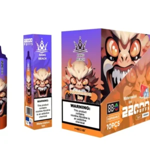 Bang Beach 22000 Puffs 0% 2% 3% 5% Alacsony nikotintartalmú újratölthető tömeges vásárlás Eldobható Vape Pen nagykereskedés - HelpVape - 12