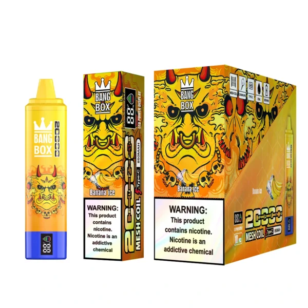 Bang Box 20000 Puffs 0% 2% 3% 5% Alacsony nikotintartalmú újratölthető tömeges vásárlás Eldobható Vape Pen nagykereskedés - HelpVape - 4