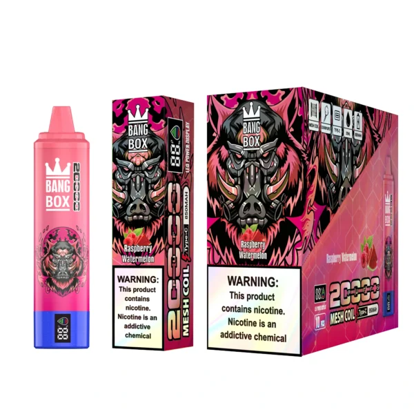 Bang Box 20000 Puffs 0% 2% 3% 5% Alacsony nikotintartalmú újratölthető tömeges vásárlás Eldobható Vape Pen nagykereskedés - HelpVape - 2