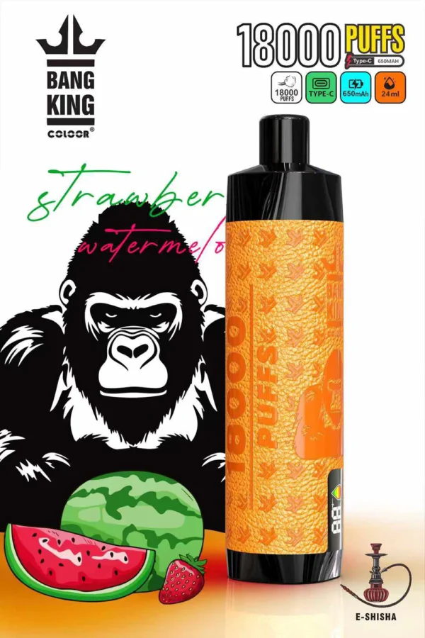 Bang King Crown Bar 18000 Puffs 0% 2% 3% 5% Alacsony nikotintartalmú újratölthető eldobható Vapes Pen Tömeges vásárlás Nagyker - HelpVape - 5