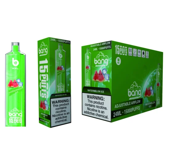 Bang Tn 15000XXL Puffs кальян 0% 2% 3% 5% Перезаряжаемые одноразовые ручки для электронных сигарет с низким содержанием никотина. Купить оптом - HelpVape - 12