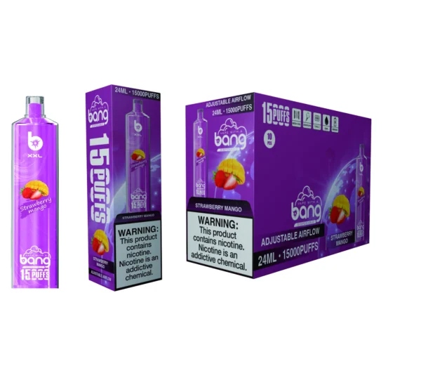 Bang Tn 15000XXL Puffs кальян 0% 2% 3% 5% Перезаряжаемые одноразовые ручки для электронных сигарет с низким содержанием никотина. Купить оптом - HelpVape - 5