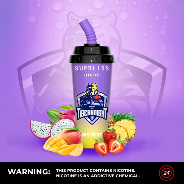 RandM Supbliss Bingo 8000 Puffs 0% 2% 3% 5% Low Nicotine Rechargeable Disposable Vapes Pen Bulk Buy Wholesale - HelpVape - 12