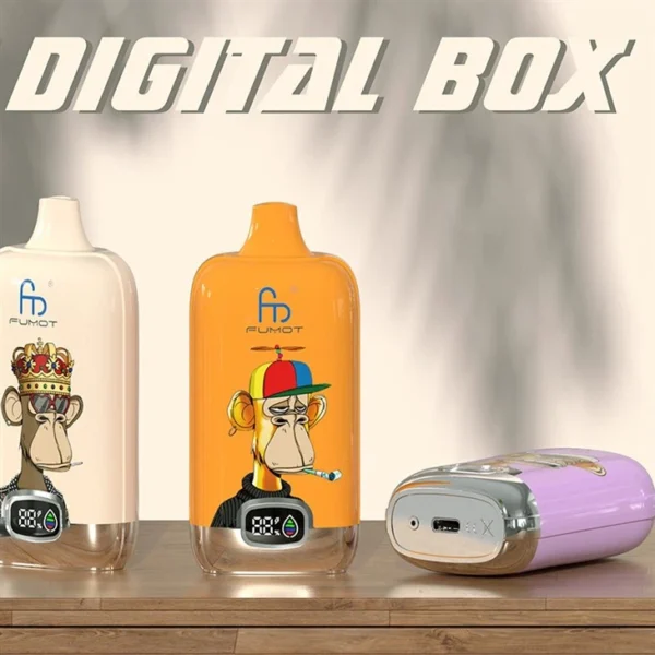 Randm Digital Box 12000 Puffs 0% 2% 3% 5% Wyświetlacz LED o niskiej zawartości nikotyny Możliwość ładowania zbiorczego Kup jednorazowy Vape hurtowo - HelpVape - 1