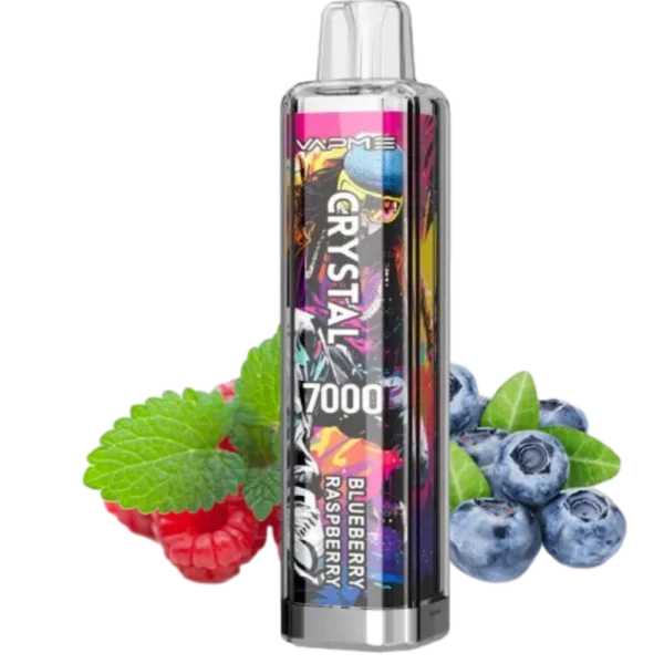 Vapme Crystal 7000 Puffs 2% 5% Nikotin dobíjecí jednorázové vapes Hromadný nákup velkoobchod - HelpVape - 2