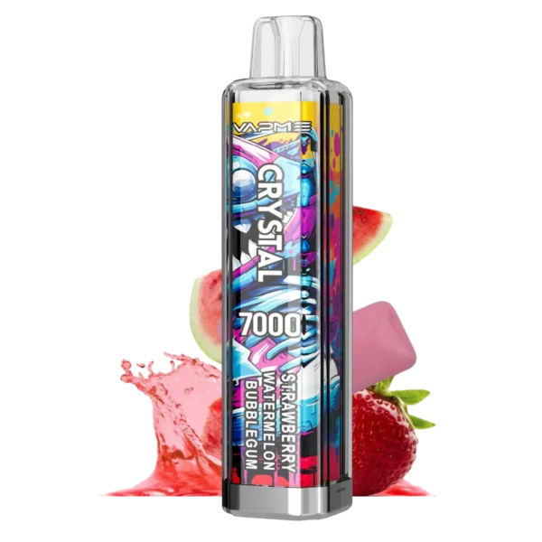 Vapme Crystal 7000 Puffs 2% 5% Nikotin dobíjecí jednorázové vapes Hromadný nákup velkoobchod - HelpVape - 8