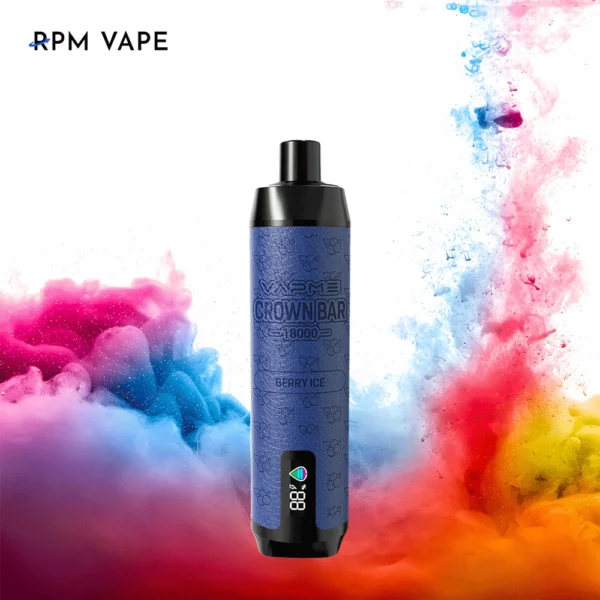 Vapme Crown Bar 18000 PRO MAX 2% 5% Никотин 18000 затяжек Перезаряжаемые одноразовые вейпы Купить оптом - HelpVape - 13