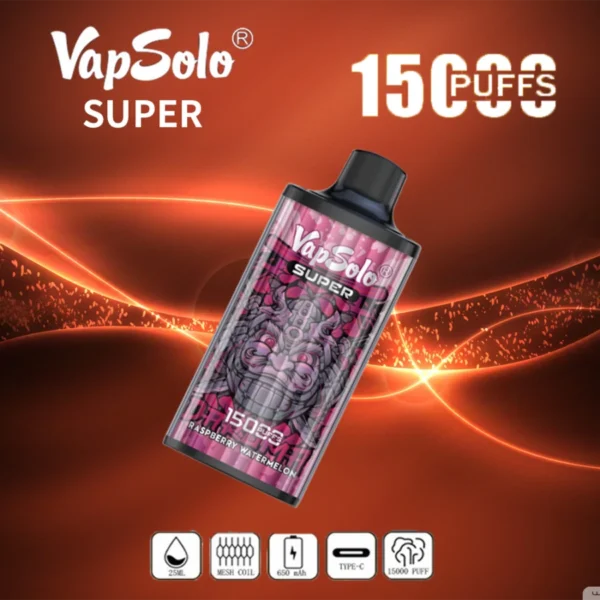Vapsolo Super 15000 Puffs 2% 5% Nivel scăzut de nicotină în vrac Cumpărați stilou vape reîncărcabil de unică folosință Comerț cu ridicata - HelpVape - 10
