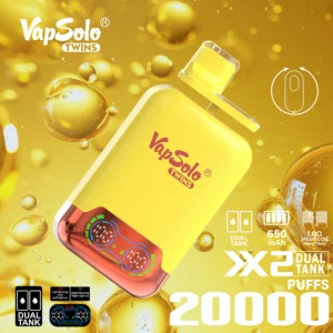 VapSolo Twins 20000 Puff-uri 2% 5% Stilo vape reîncărcabil de unică folosință cu conținut scăzut de nicotină Cumpărați cu ridicata - HelpVape - 17