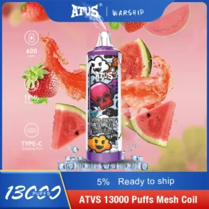 Atvs 13000 Puffs 5% Low Nicotine Rechargeable Disposable Vapes Pen Bulk Buy Wholesale - HelpVape - 14