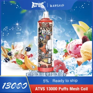 Atvs 13000 Puffs 5% Low Nicotine Rechargeable Disposable Vapes Pen Bulk Buy Wholesale - HelpVape - 16