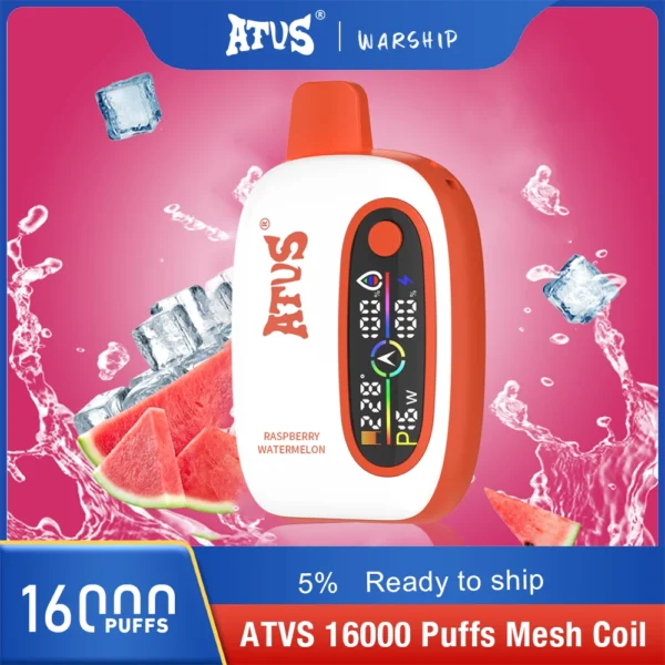 Atvs 16000 Puffs 2% 5% Stylo à vape jetable rechargeable à faible teneur en nicotine Acheter en gros - HelpVape - 16