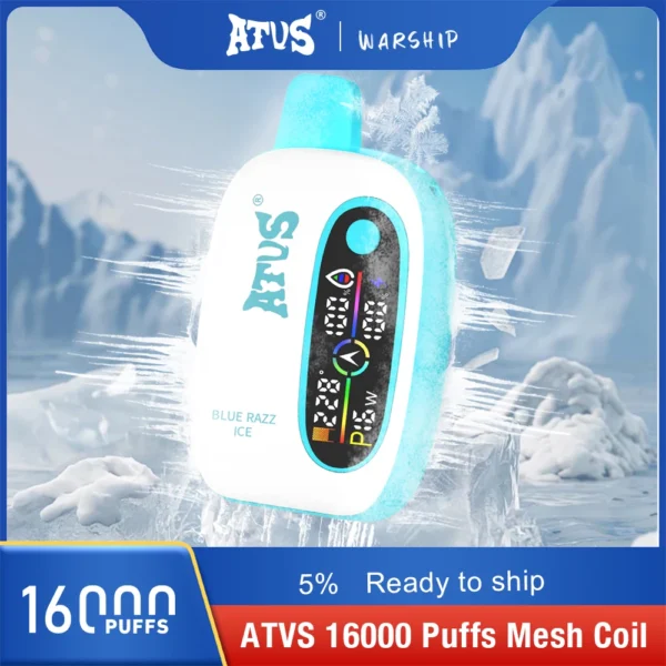 Atvs 16000 Puffs 2% 5% Stylo à vape jetable rechargeable à faible teneur en nicotine Acheter en gros - HelpVape - 12