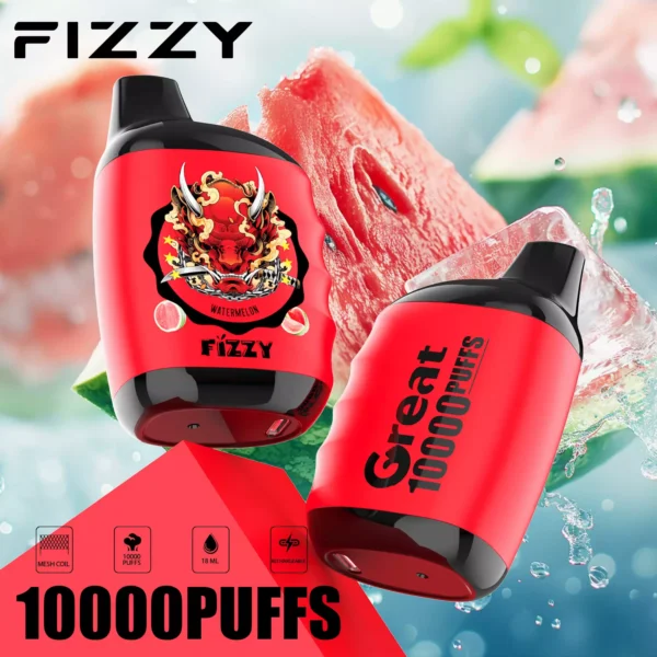 Fizzy Great 10000 Puffs 2% 5% Low Nicotine Rechargeable Disposable Vapes Pen Bulk Buy Wholesale - HelpVape - 2