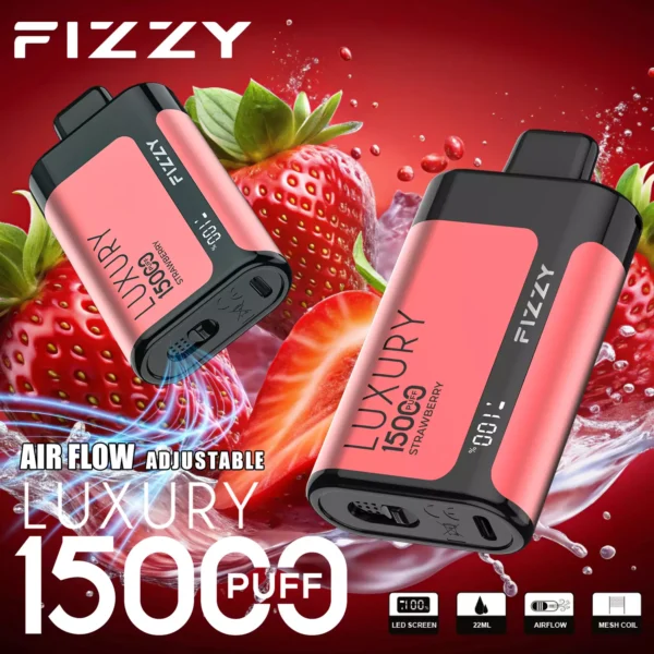 Fizzy Luxury 15000 Puffs 2% 5% Stylo à vape jetable rechargeable à faible teneur en nicotine Acheter en gros - HelpVape - 5