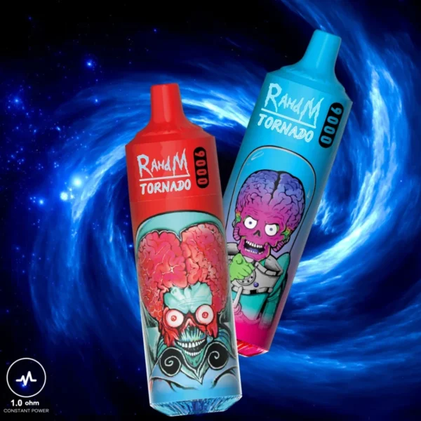 RahdM Tornado 9000 Puffs 2% Niskonikotynowy, jednorazowy, jednorazowy długopis Vapes Kup hurtowo - HelpVape - 1