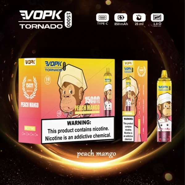 VOPK Tornado 15000 Puffs 0% 2% 3% 5% Vapes desechables recargables con bajo contenido de nicotina Compra a granel al por mayor - HelpVape - 2