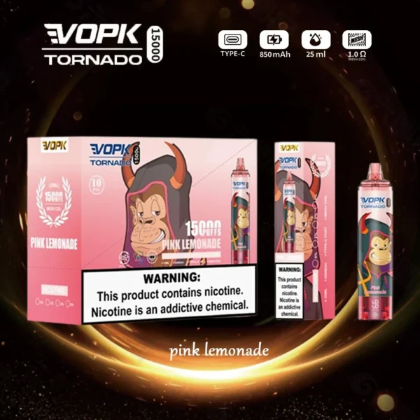 VOPK Tornado 15000 Puffs 0% 2% 3% 5% Vapes desechables recargables con bajo nivel de nicotina Compra a granel - HelpVape - 6