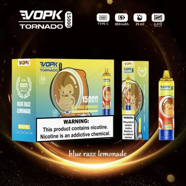 VOPK Tornado 15000 Puffs 0% 2% 3% 5% Vapes desechables recargables con bajo contenido de nicotina Compra a granel - HelpVape - 9