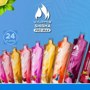 Vapme Shisha Pro Max 20000 Puffs 2% Low Nicotine LED Display Rechargeable Disposable Vapes Pen Bulk Buy Wholesale - HelpVape - 5