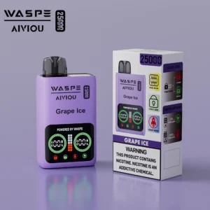 WASPE 25000 PUFFS Dual Mesh Box 0% 2% 5% LED-display med låg nikotinhalt Uppladdningsbar disponibel vapes Penna Bulk Köp grossist - HelpVape - 13