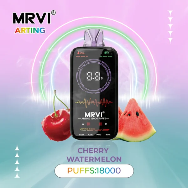 MRVI Arting 18000 Puffs Полноэкранный дисплей с двойной сеткой 2% 5% Перезаряжаемые одноразовые ручки для электронных сигарет с низким содержанием никотина. Купить оптом - HelpVape - 5