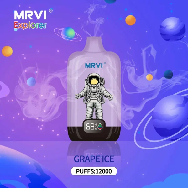 MRVI Explorer 12000 Puffs digitális képernyő 2% 3% 5% Alacsony nikotin tartalmú újratölthető eldobható Vapes Pen Tömeges vásárlás Nagyker - HelpVape - 3