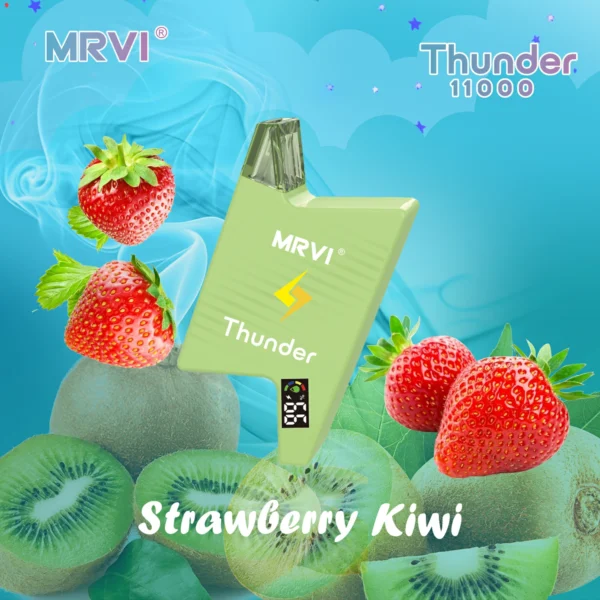 MRVI Thunder 11000 Puffs digitális képernyő 2% 3% 5% Alacsony nikotin tartalmú újratölthető eldobható Vapes Pen Tömeges vásárlás Nagyker - HelpVape - 6