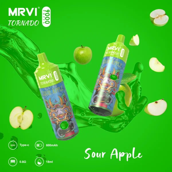 MRVI Tornado 9000 Puffs 2% 3% 5% Alacsony nikotintartalmú újratölthető eldobható Vapes Pen Tömeges vásárlás Nagyker - HelpVape - 11