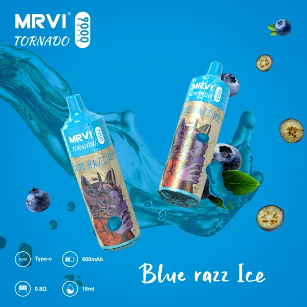 MRVI Tornado 9000 Puffs 2% 3% 5% Alacsony nikotintartalmú újratölthető eldobható Vapes Pen Tömeges vásárlás Nagyker - HelpVape - 3