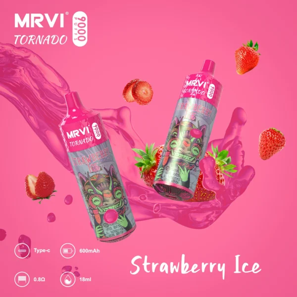 MRVI Tornado 9000 Puffs 2% 3% 5% Alacsony nikotintartalmú újratölthető eldobható Vapes Pen tömeges vásárlás Nagyker - HelpVape - 6