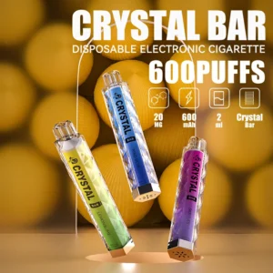 MYDE Crystal Bar 600 Puffs 2% Low Nicotine Disposable Vapes Pen Bulk Buy Wholesale
