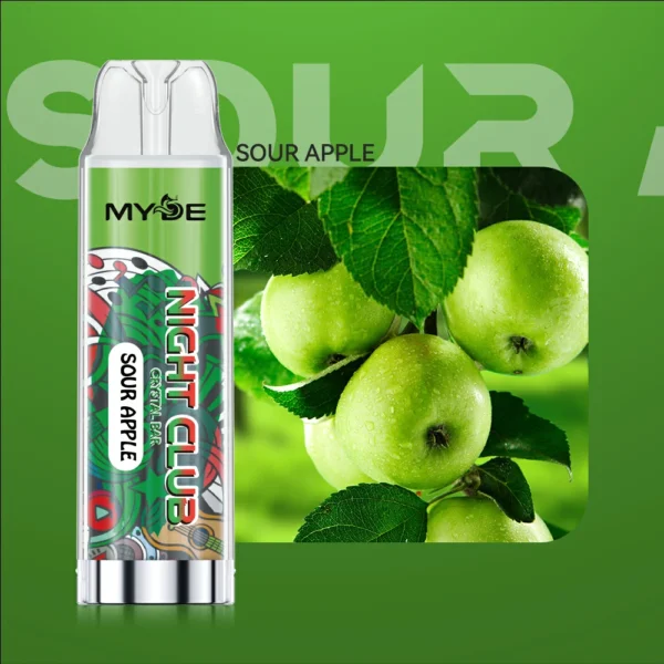 MYDE Night Club 600 Puffs 2% Одноразовые вейпы-ручки с низким содержанием никотина, оптовая покупка оптом - HelpVape - 8