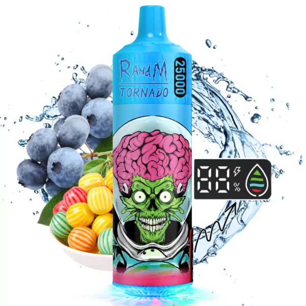 RahdM Tornado 25000 Puffs 2% Alacsony nikotintartalmú, újratölthető, eldobható Vapes Pen Tömeges vásárlás Nagyker - HelpVape - 10