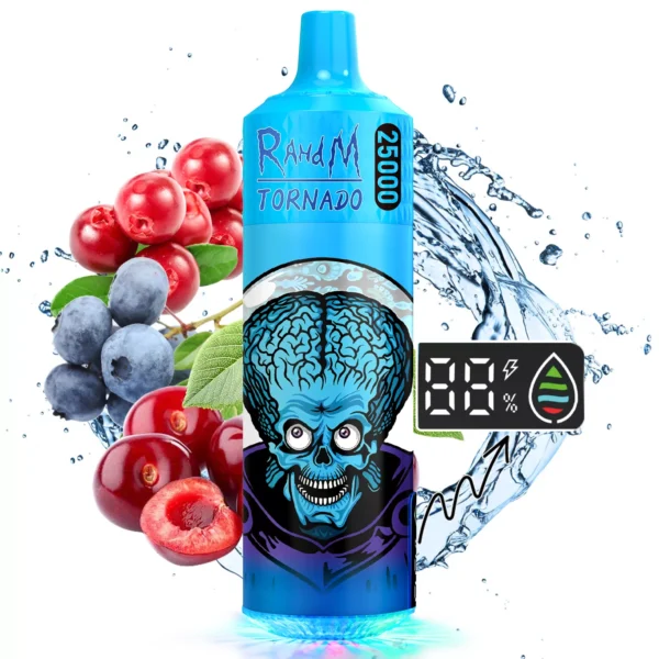 RahdM Tornado 25000 Puffs 2% Alacsony nikotintartalmú, újratölthető, eldobható Vapes Pen tömeges vásárlás Nagykereskedelmi - HelpVape - 12