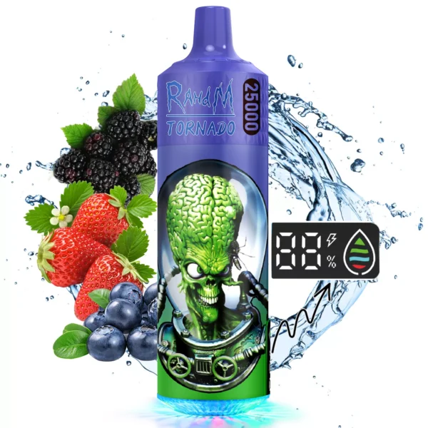 RahdM Tornado 25000 Puffs 2% Alacsony nikotintartalmú, újratölthető, eldobható Vapes Pen Tömeges vásárlás Nagyker - HelpVape - 14