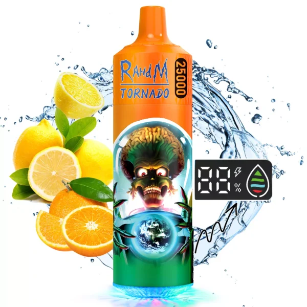 RahdM Tornado 25000 Puffs 2% Alacsony nikotintartalmú, újratölthető, eldobható Vapes Pen tömeges vásárlás nagykereskedelmi - HelpVape - 16