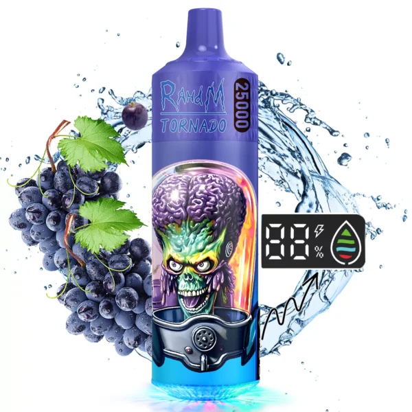 RahdM Tornado 25000 Puffs 2% Alacsony nikotintartalmú, újratölthető, eldobható Vapes Pen tömeges vásárlás nagykereskedelmi - HelpVape - 17