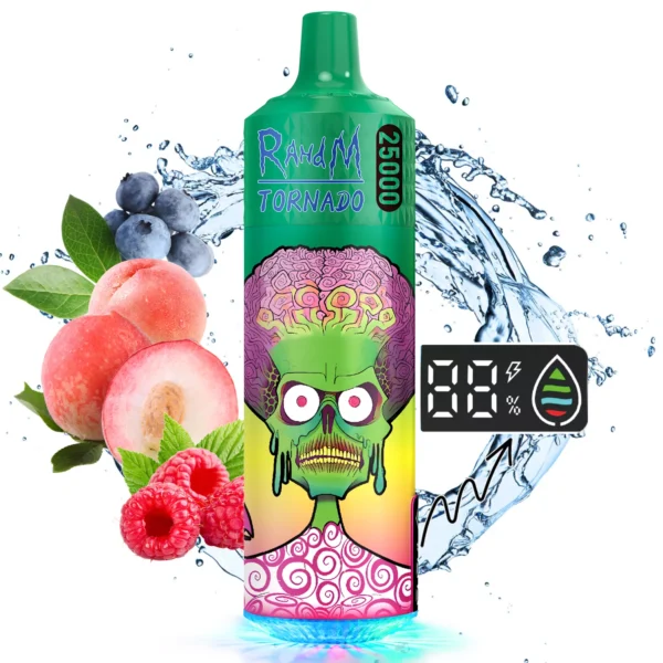 RahdM Tornado 25000 Puffs 2% Alacsony nikotintartalmú, újratölthető, eldobható Vapes Pen tömeges vásárlás nagykereskedelmi - HelpVape - 20