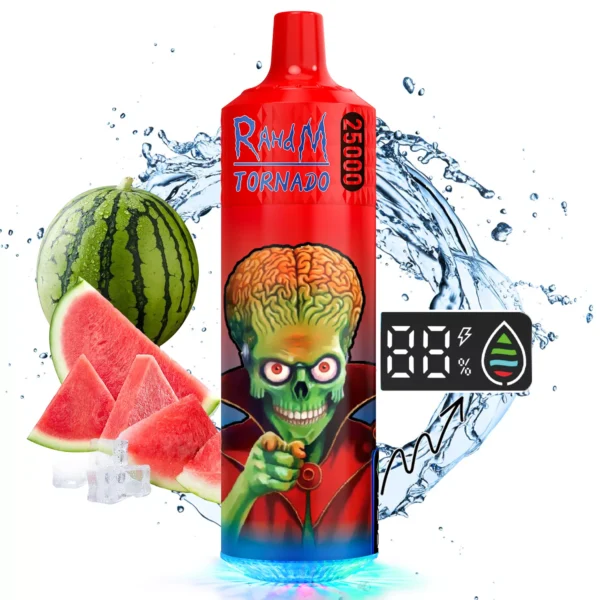 RahdM Tornado 25000 Puffs 2% Alacsony nikotintartalmú, újratölthető, eldobható Vapes Pen Tömeges vásárlás Nagyker - HelpVape - 22