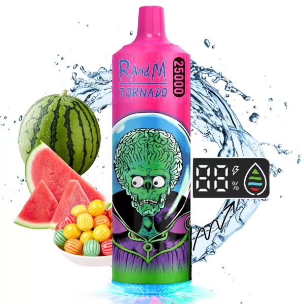 RahdM Tornado 25000 Puffs 2% Alacsony nikotin tartalmú, újratölthető, eldobható Vapes Pen tömeges vásárlás nagykereskedelmi - HelpVape - 23