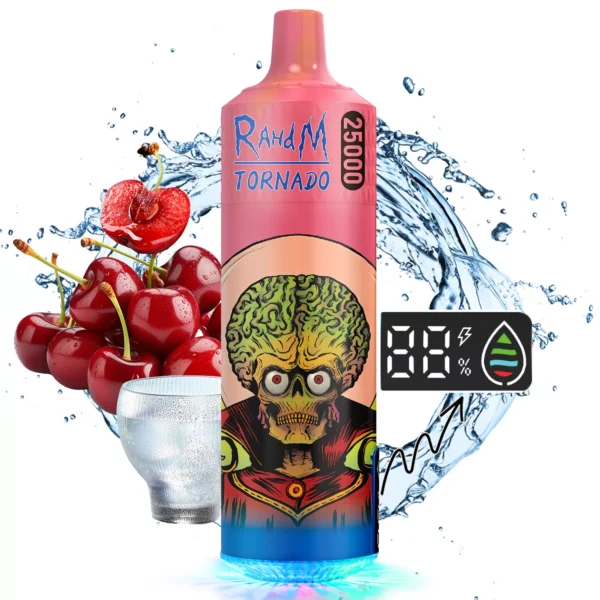 RahdM Tornado 25000 Puffs 2% Alacsony nikotintartalmú, újratölthető, eldobható Vapes Pen Tömeges vásárlás Nagyker - HelpVape - 25